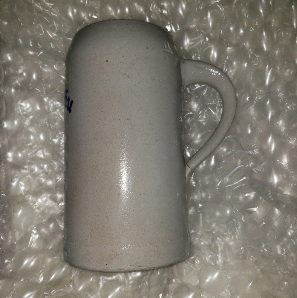 White Mugs with Blue Design - Picture 4 of 10